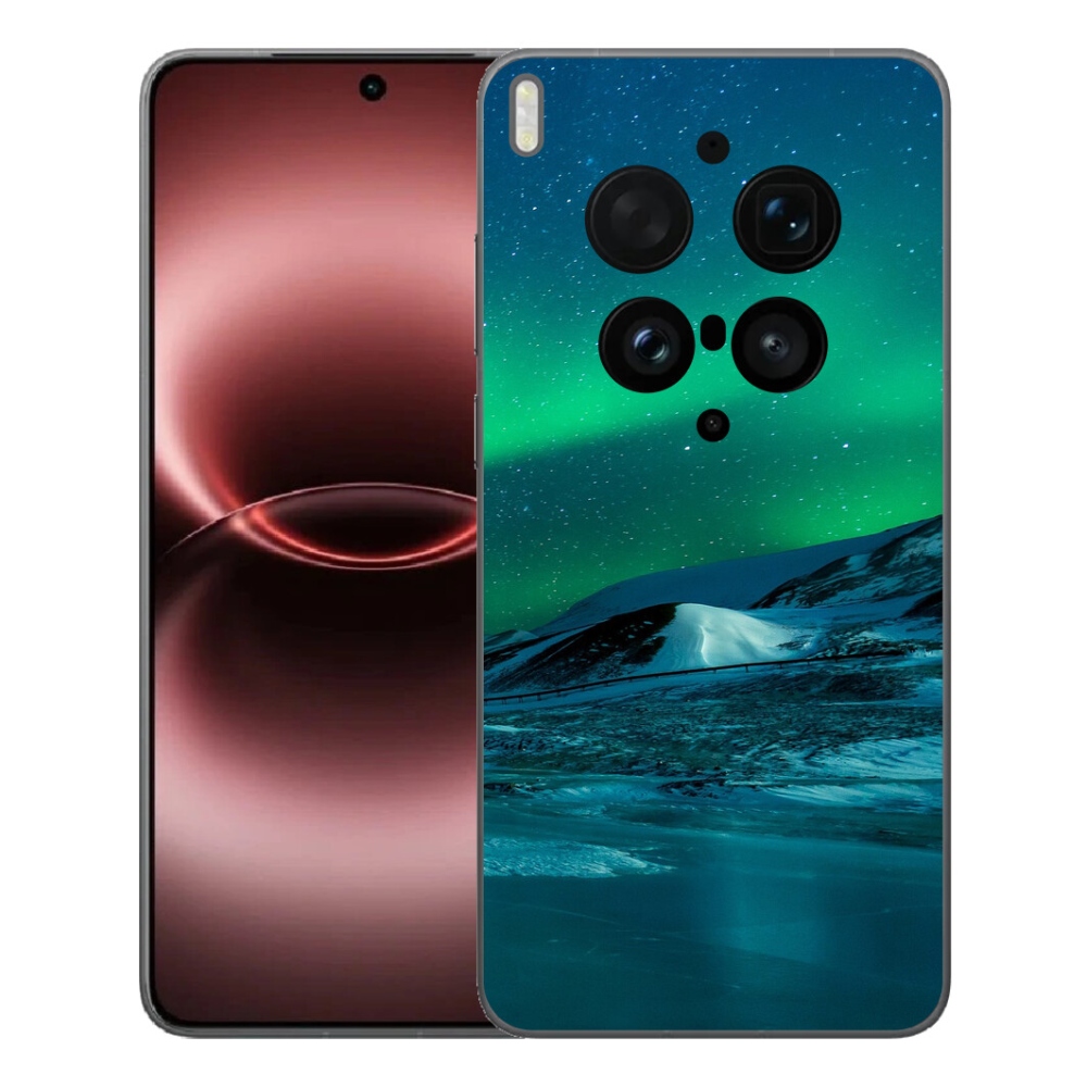 Gelový kryt mmCase na Vivo X300 Ultra - polární záře