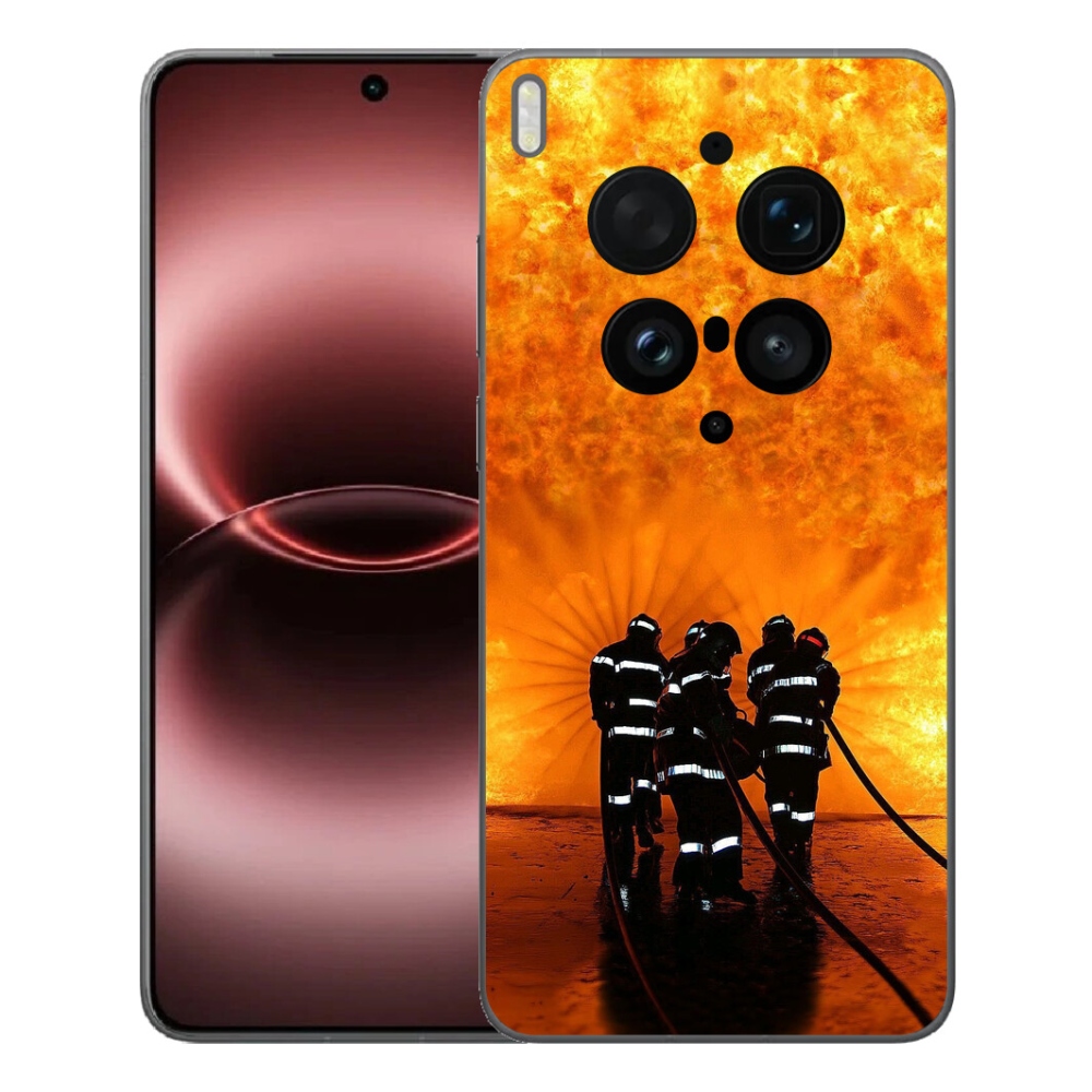 Gelový kryt mmCase na Vivo X300 Ultra - požár