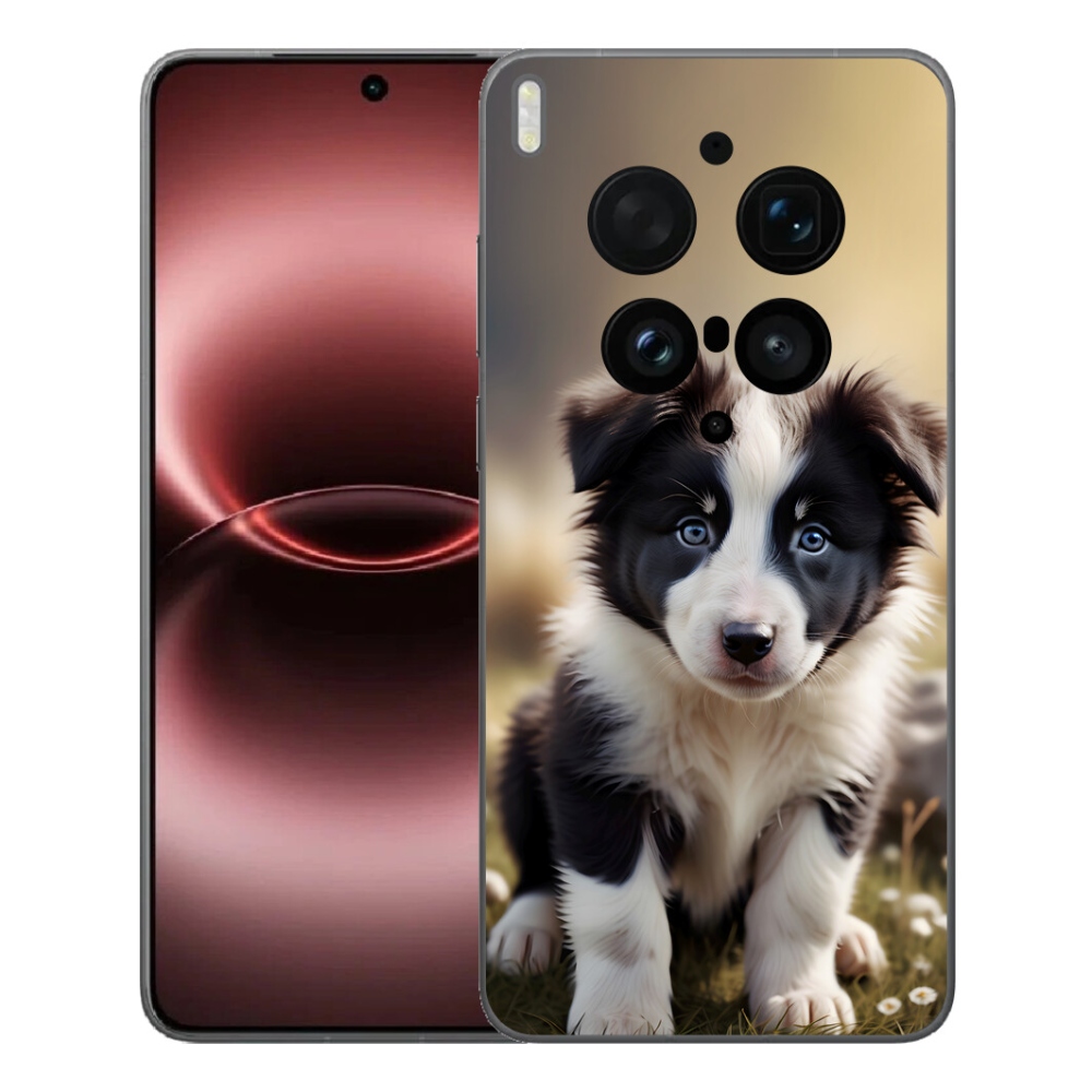 Gelový kryt mmCase na Vivo X300 Ultra - roztomilá border kolie