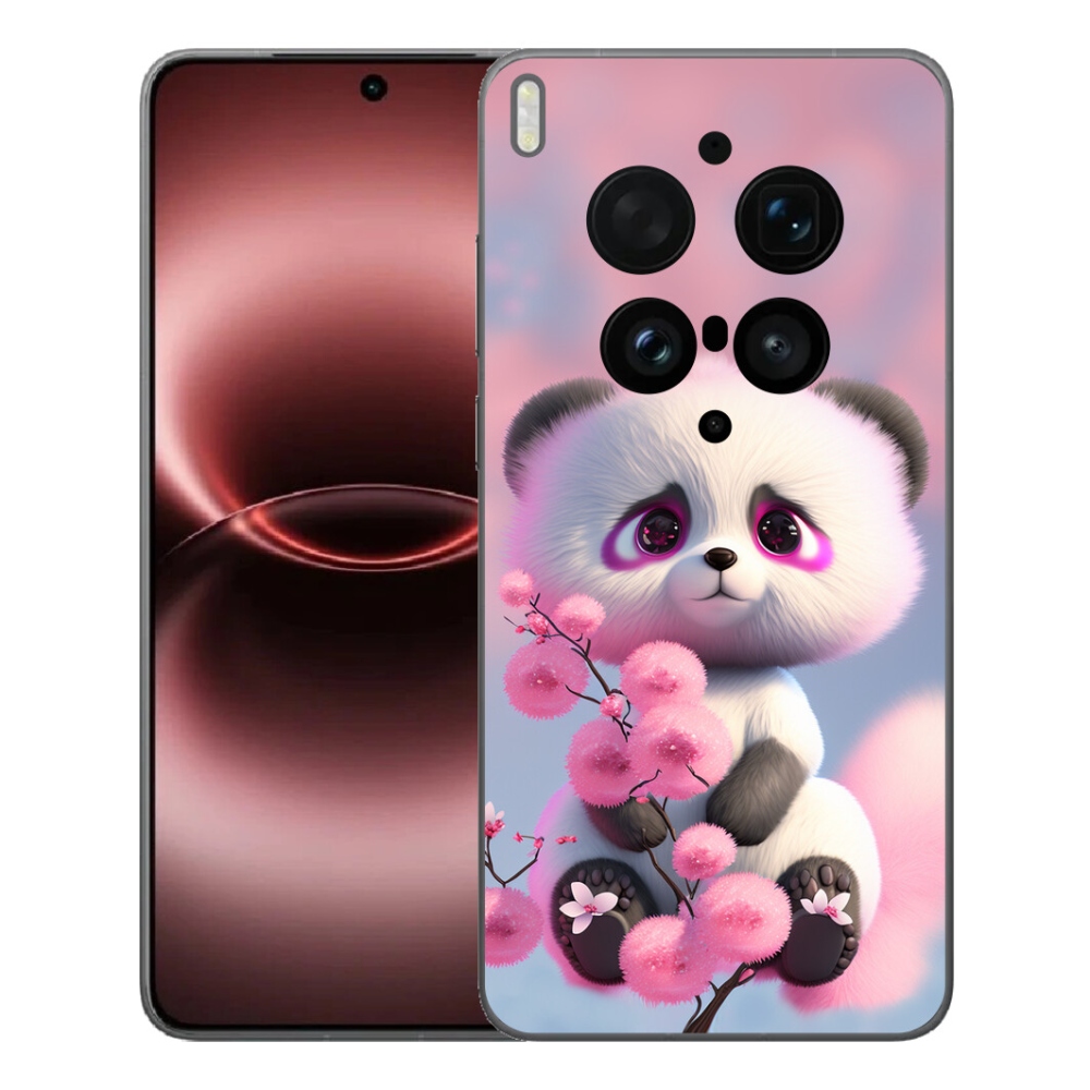 Gelový kryt mmCase na Vivo X300 Ultra - roztomilá panda 1
