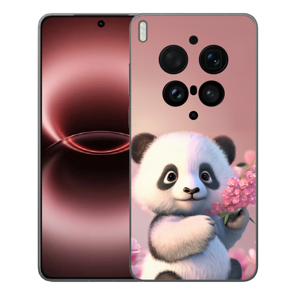 Gelový kryt mmCase na Vivo X300 Ultra - roztomilá panda