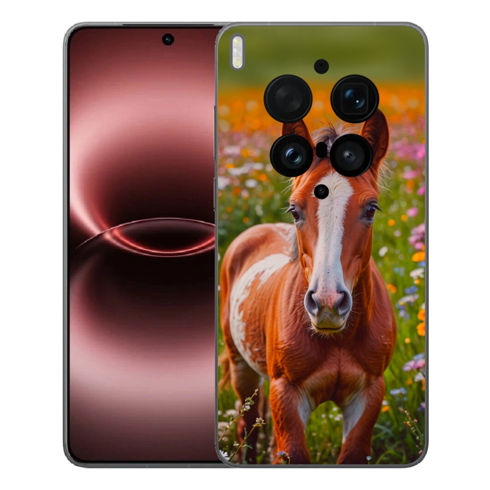 Gelový kryt mmCase na Vivo X300 Ultra - roztomilé hříbě