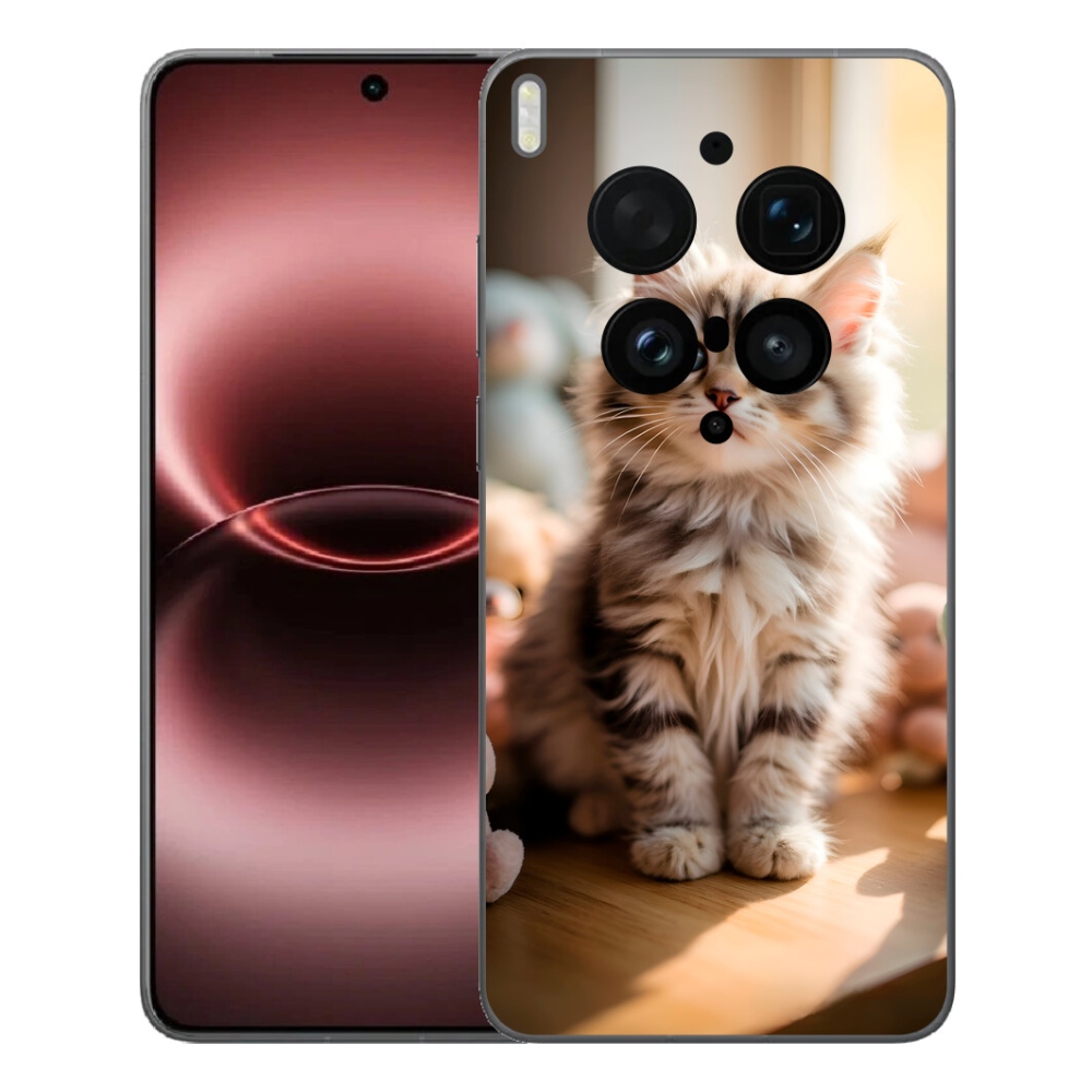 Gelový kryt mmCase na Vivo X300 Ultra - roztomilé kotě 10