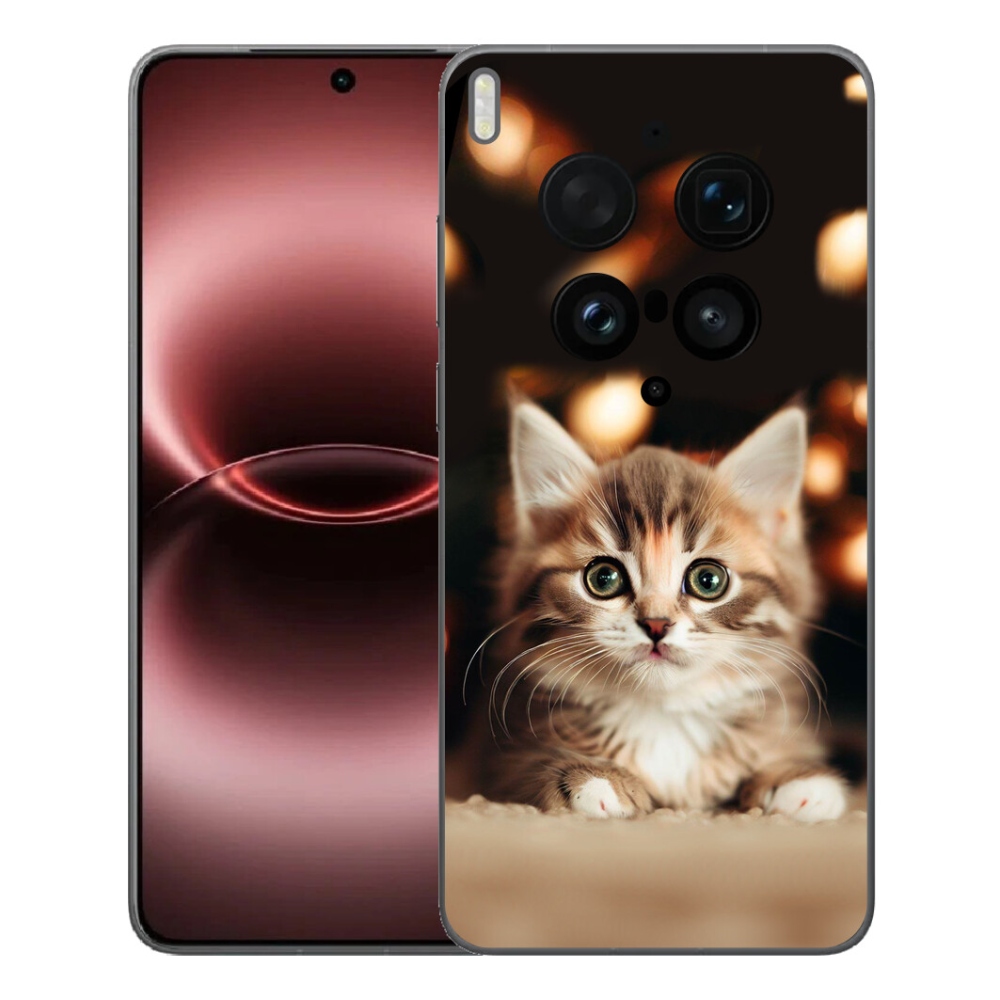 Gelový kryt mmCase na Vivo X300 Ultra - roztomilé kotě 2