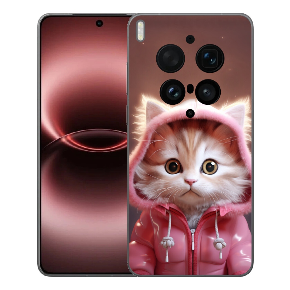 Gelový kryt mmCase na Vivo X300 Ultra - roztomilé kotě 3