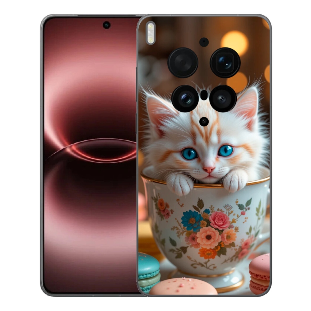 Gelový kryt mmCase na Vivo X300 Ultra - roztomilé kotě 6