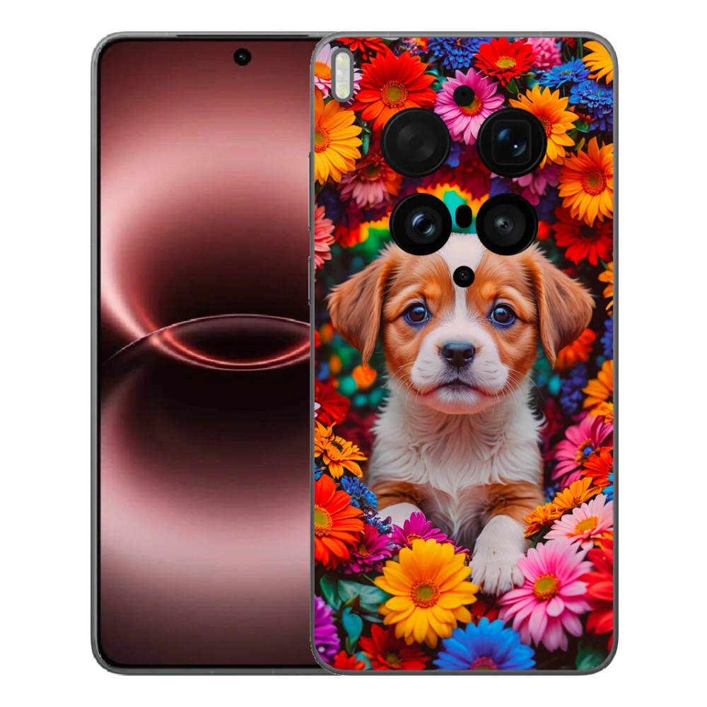 Gelový kryt mmCase na Vivo X300 Ultra - roztomilé štěně