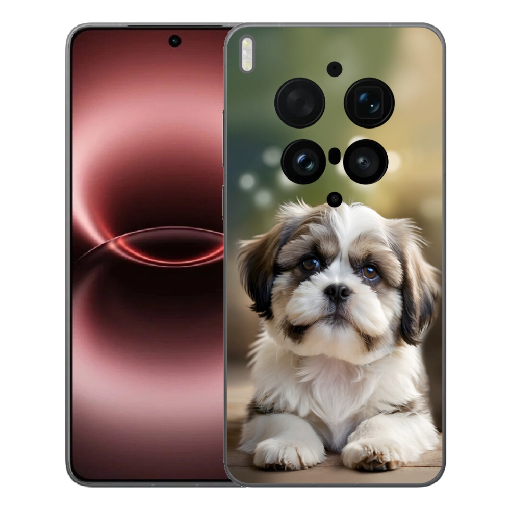 Gelový kryt mmCase na Vivo X300 Ultra - roztomilý shih-tzu