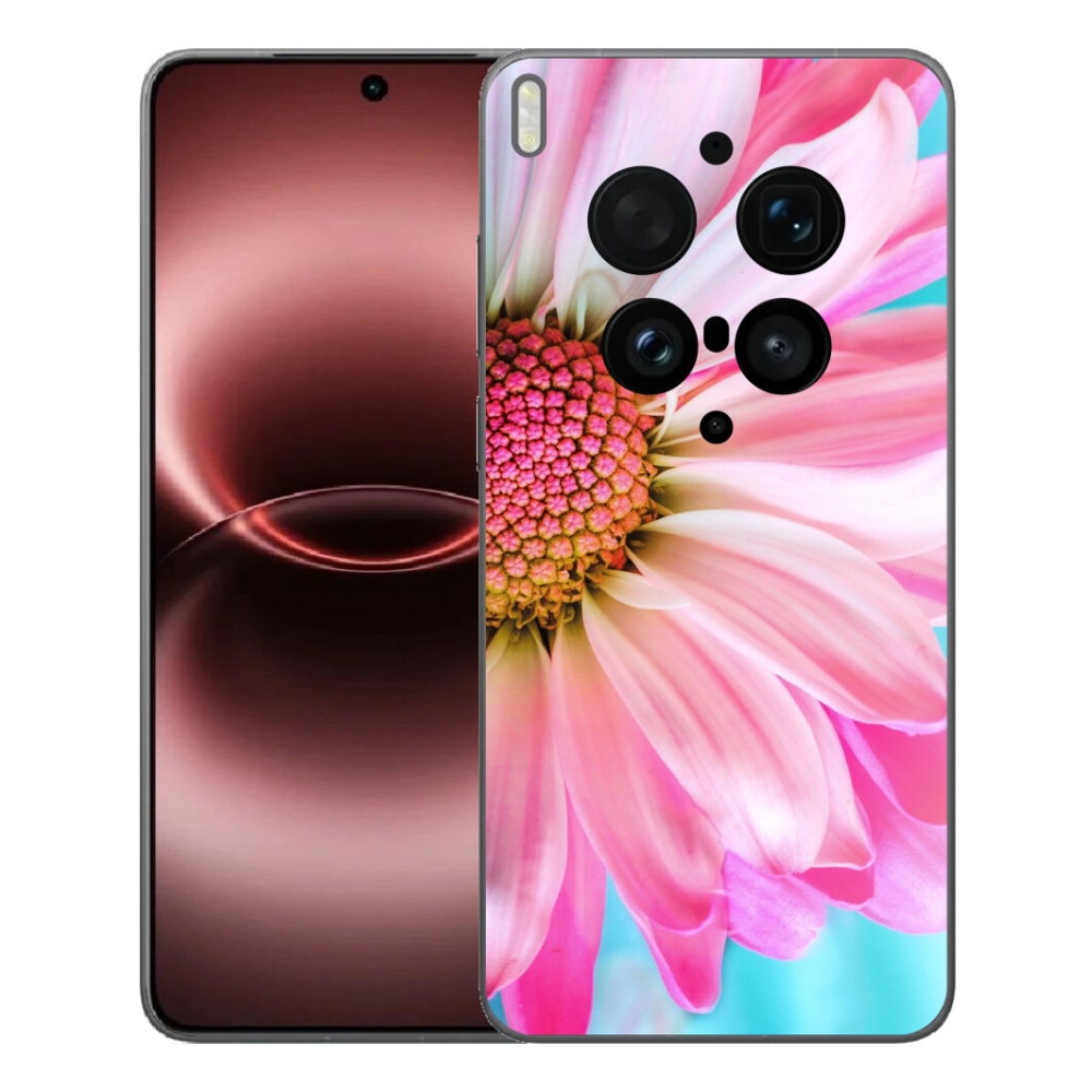 Gelový kryt mmCase na Vivo X300 Ultra - růžová květina