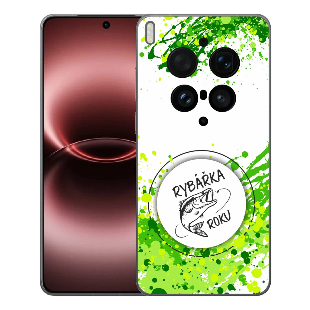 Gelový kryt mmCase na Vivo X300 Ultra - rybářka roku bílé pozadí
