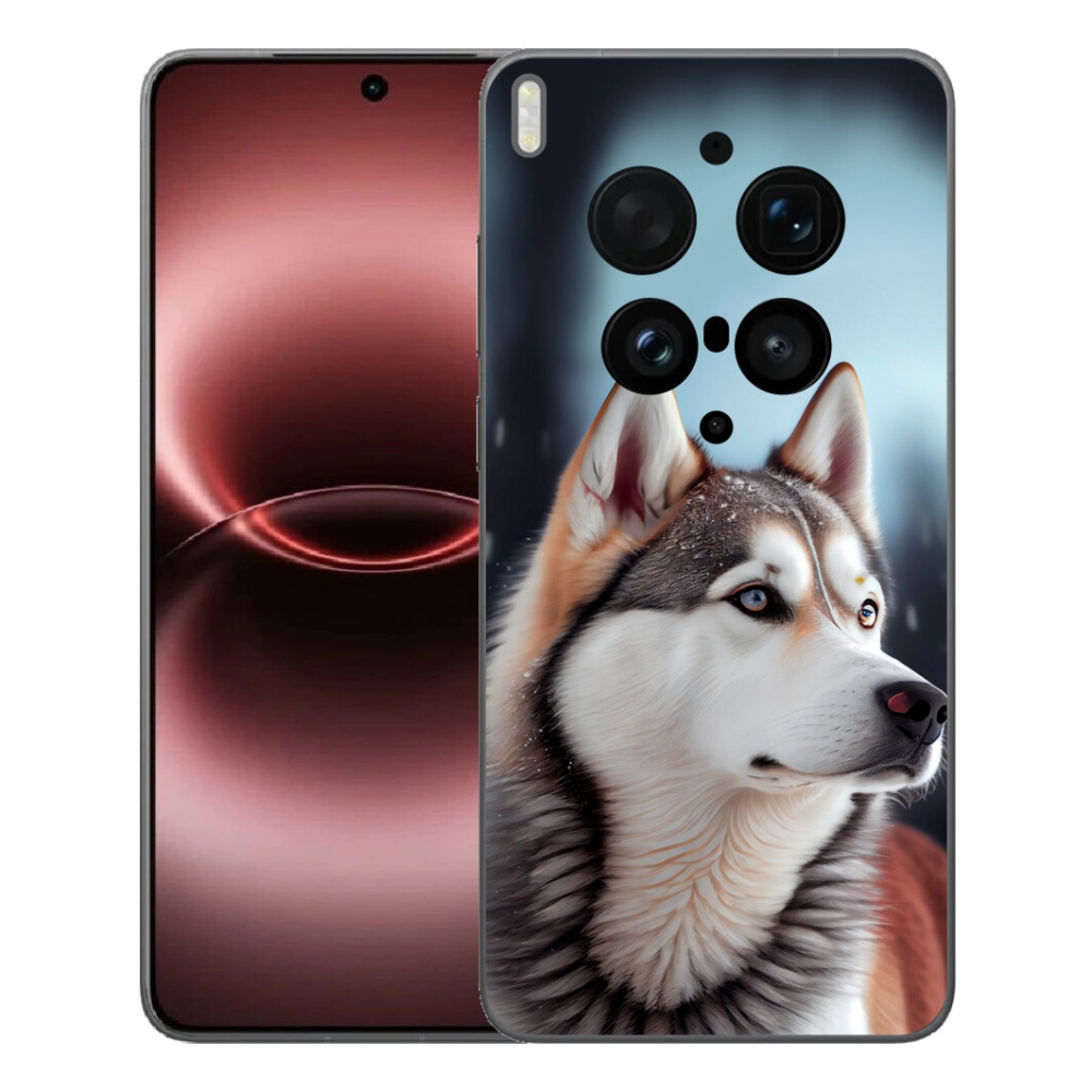 Gelový kryt mmCase na Vivo X300 Ultra - sibiřský husky