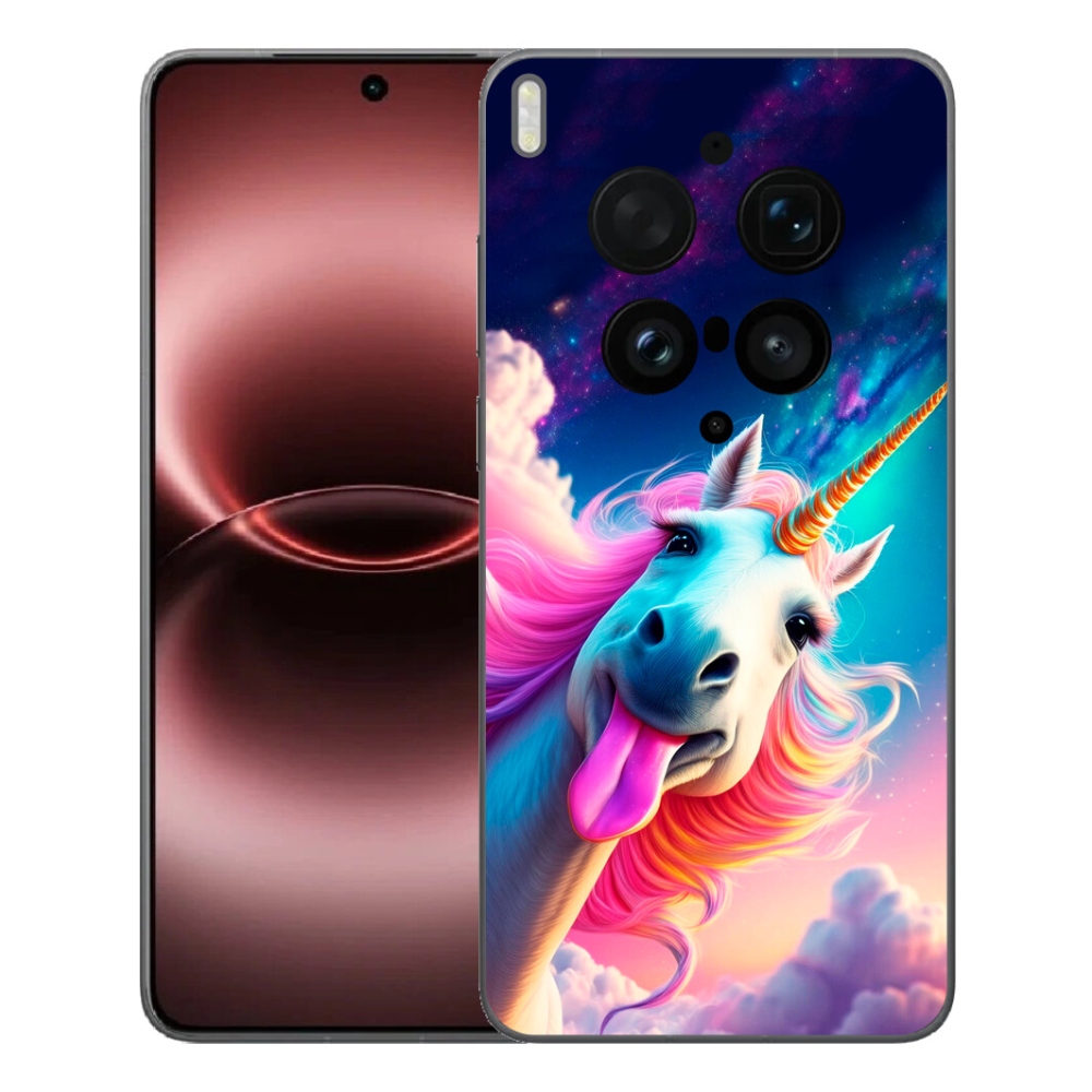 Gelový kryt mmCase na Vivo X300 Ultra - šílený jednorožec