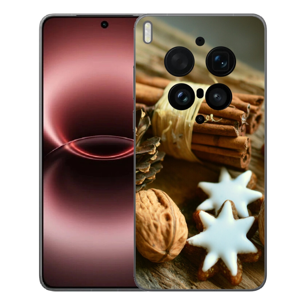 Gelový kryt mmCase na Vivo X300 Ultra - skořice a perníčky