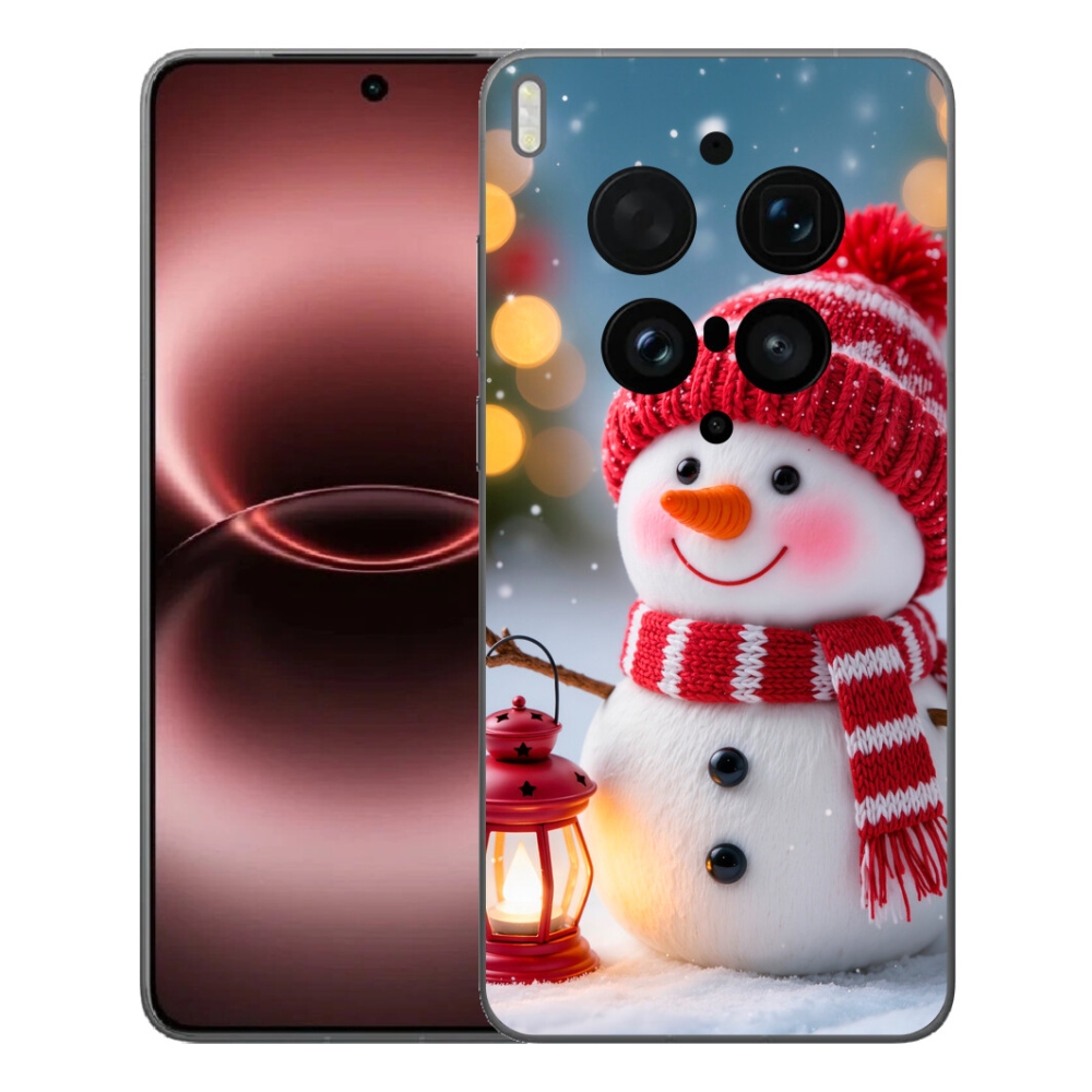 Gelový kryt mmCase na Vivo X300 Ultra - sněhulák 2