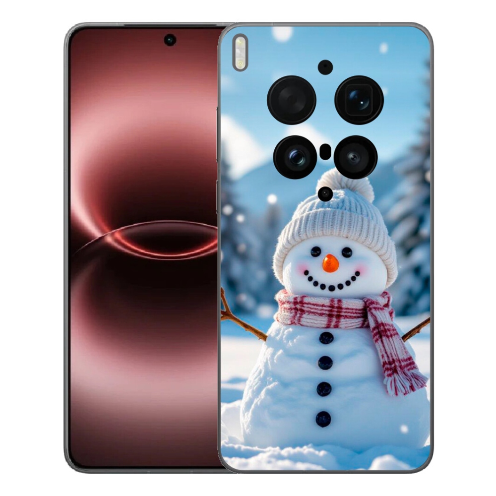 Gelový kryt mmCase na Vivo X300 Ultra - sněhulák 3