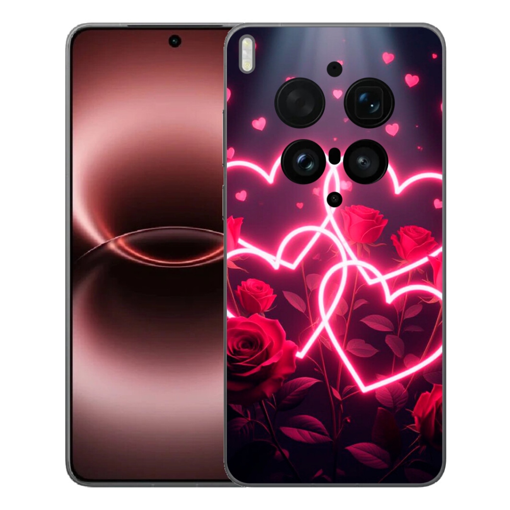 Gelový kryt mmCase na Vivo X300 Ultra - srdce lásky
