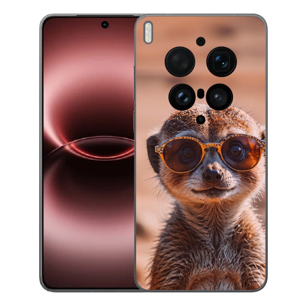Gelový kryt mmCase na Vivo X300 Ultra - stylová surikata