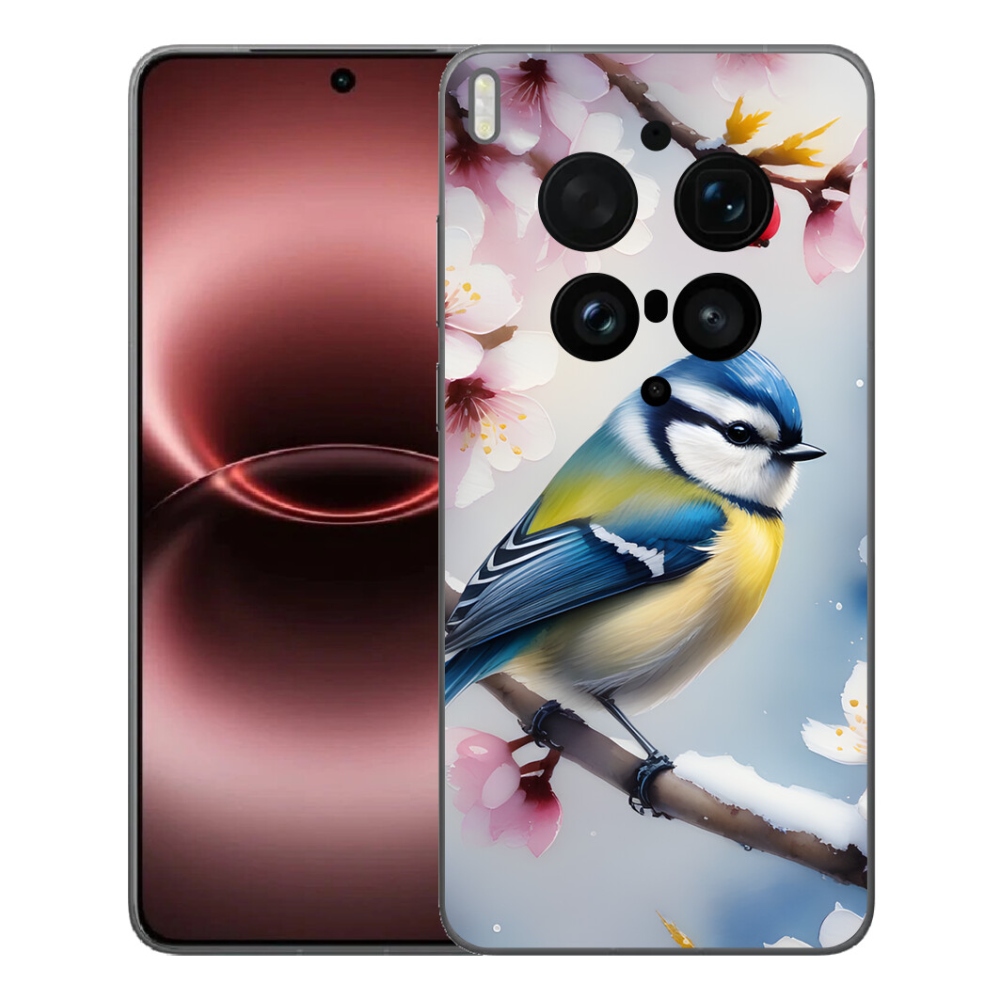 Gelový kryt mmCase na Vivo X300 Ultra - sýkorka