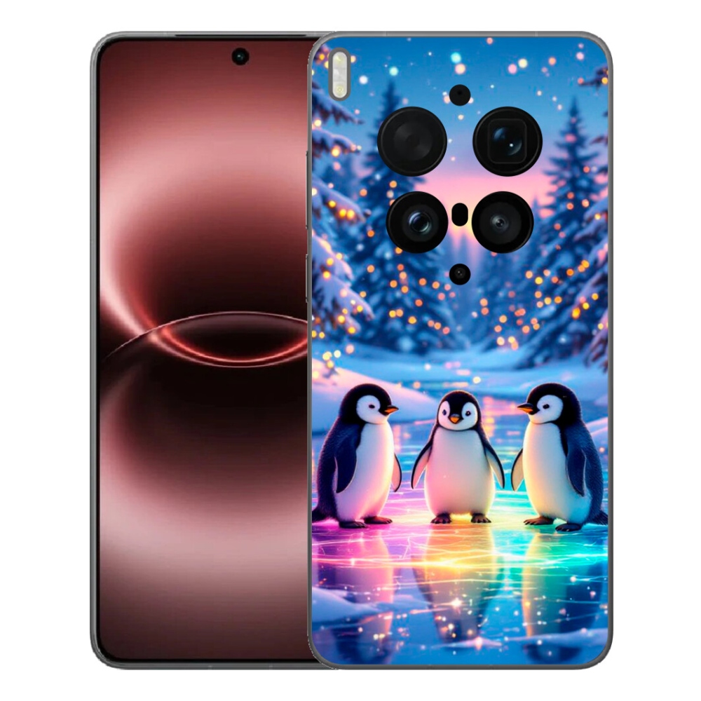 Gelový kryt mmCase na Vivo X300 Ultra - tučnáci