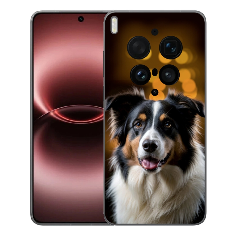 Gelový kryt mmCase na Vivo X300 Ultra - usměvavý australský ovčák