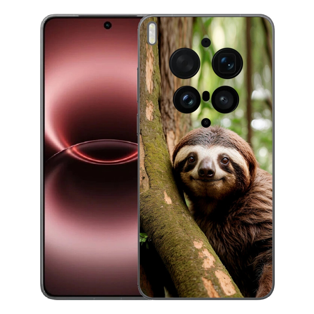 Gelový kryt mmCase na Vivo X300 Ultra - usměvavý lenochod
