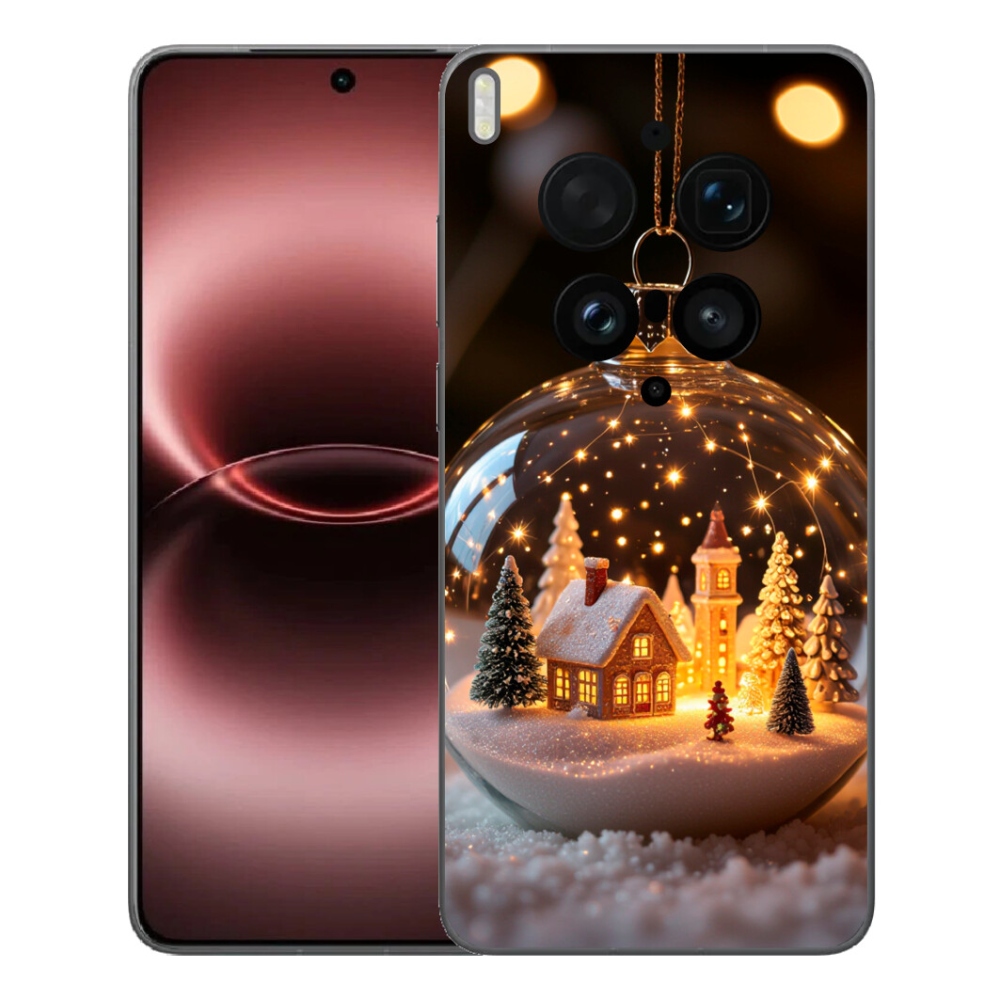 Gelový kryt mmCase na Vivo X300 Ultra - vánoční koule 3