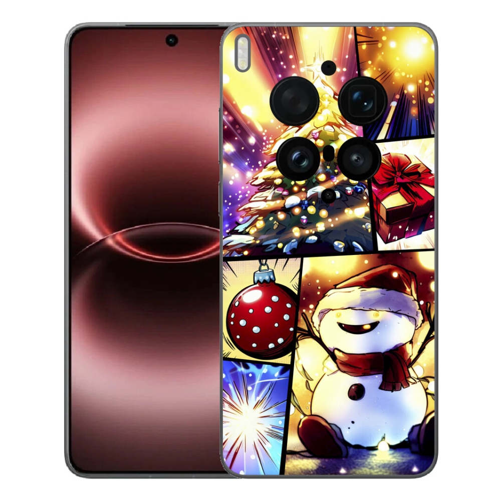 Gelový kryt mmCase na Vivo X300 Ultra - vánoční motivy 1