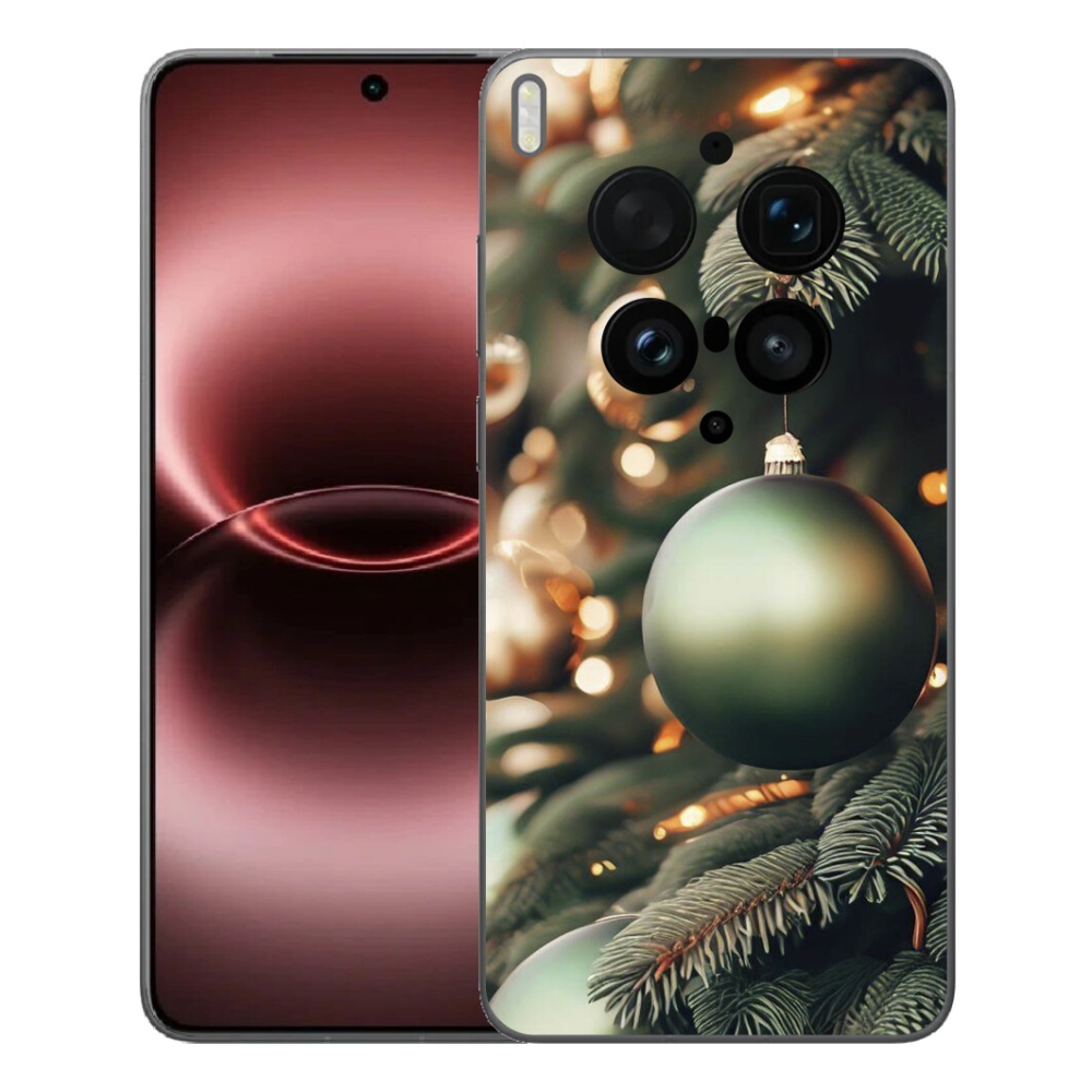 Gelový kryt mmCase na Vivo X300 Ultra - vánoční ozdoby 1