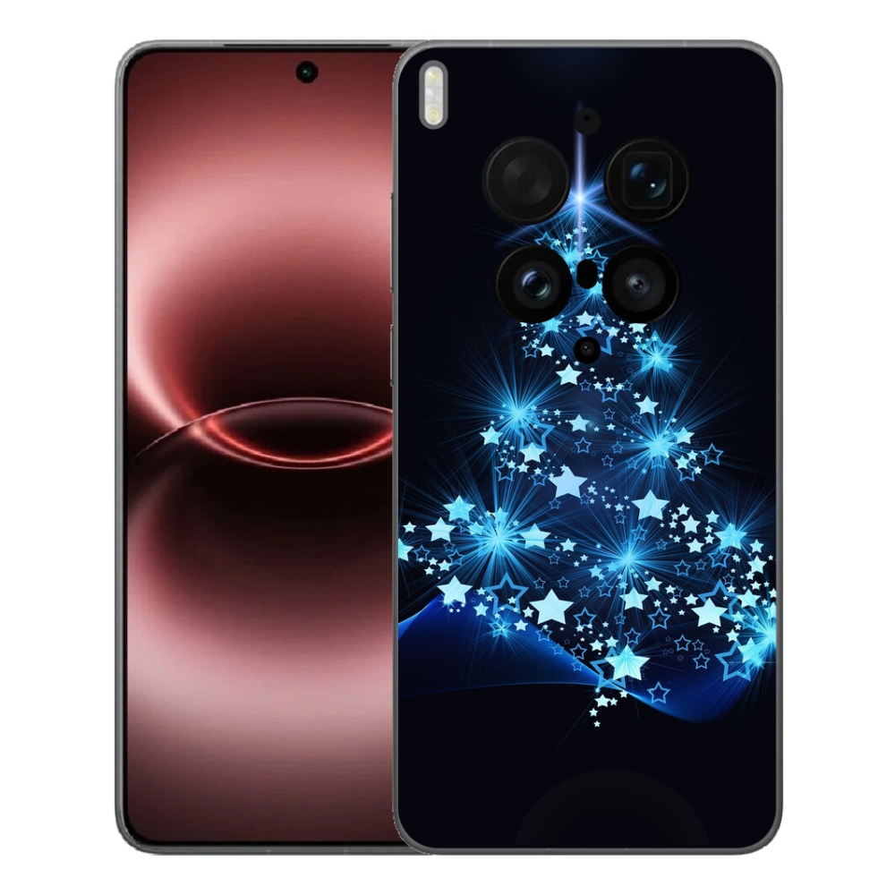 Gelový kryt mmCase na Vivo X300 Ultra - vánoční stromek