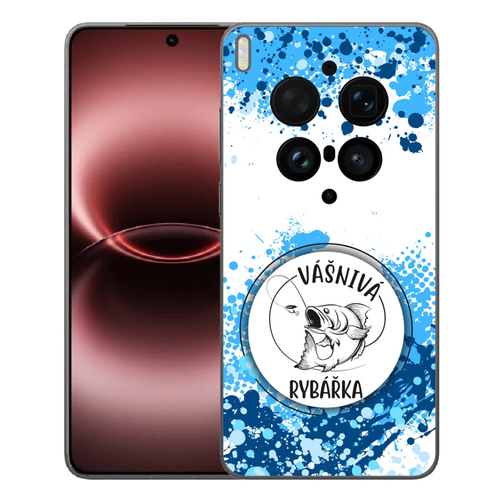 Gelový kryt mmCase na Vivo X300 Ultra - vášnivá rybářka bílé pozadí