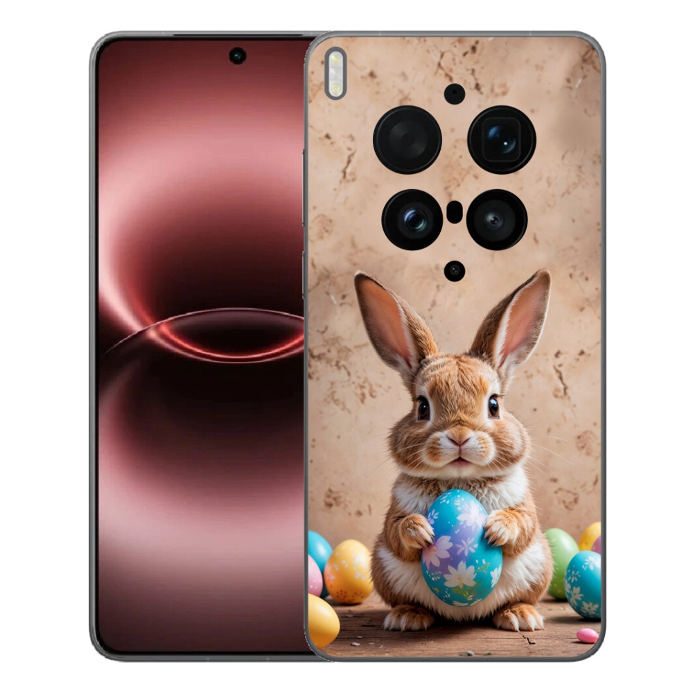 Gelový kryt mmCase na Vivo X300 Ultra - velikonoční králíček