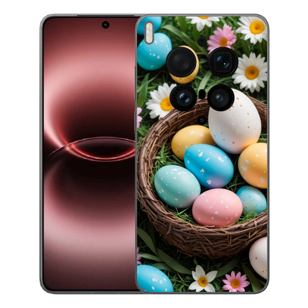 Gelový kryt mmCase na Vivo X300 Ultra - velikonoční vajíčka 2