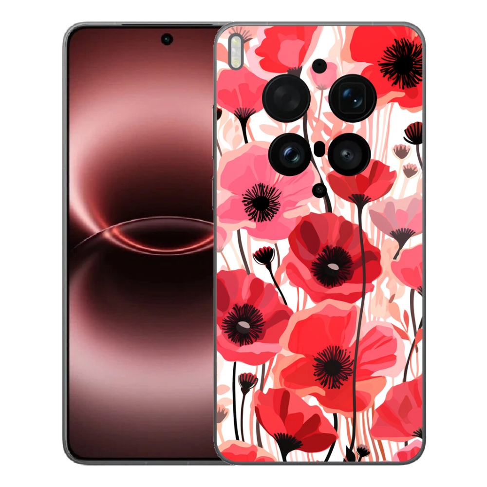 Gelový kryt mmCase na Vivo X300 Ultra - vlčí mák 1