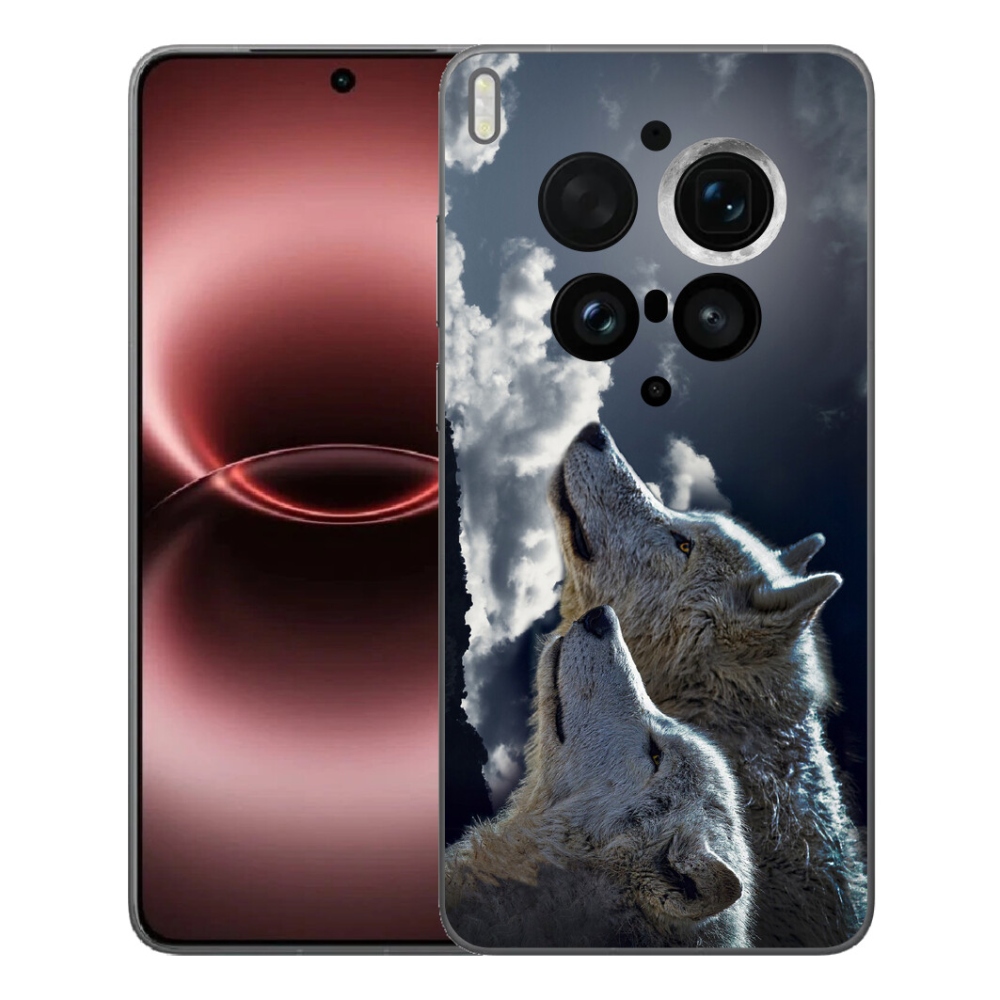 Gelový kryt mmCase na Vivo X300 Ultra - vlci