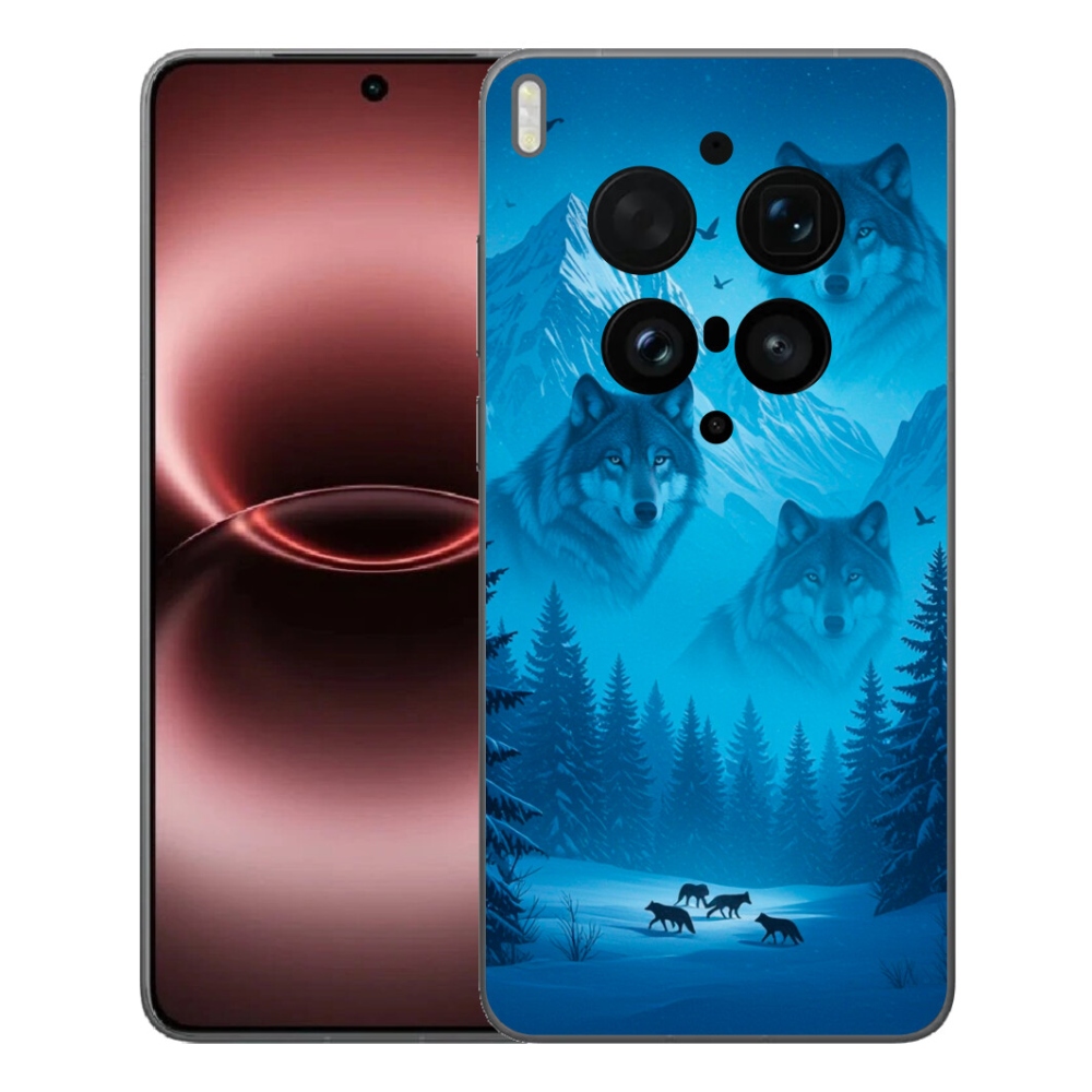 Gelový kryt mmCase na Vivo X300 Ultra - vlčí smečka
