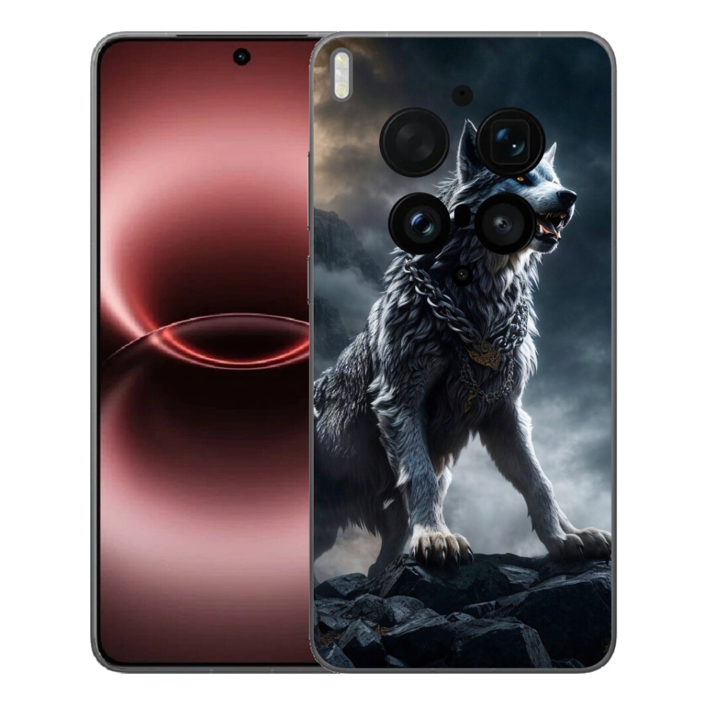Gelový kryt mmCase na Vivo X300 Ultra - vlk 1