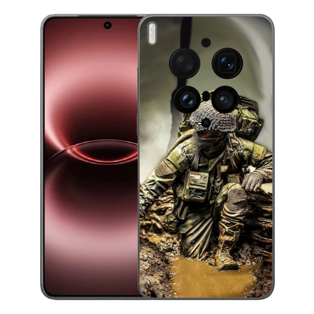 Gelový kryt mmCase na Vivo X300 Ultra - voják