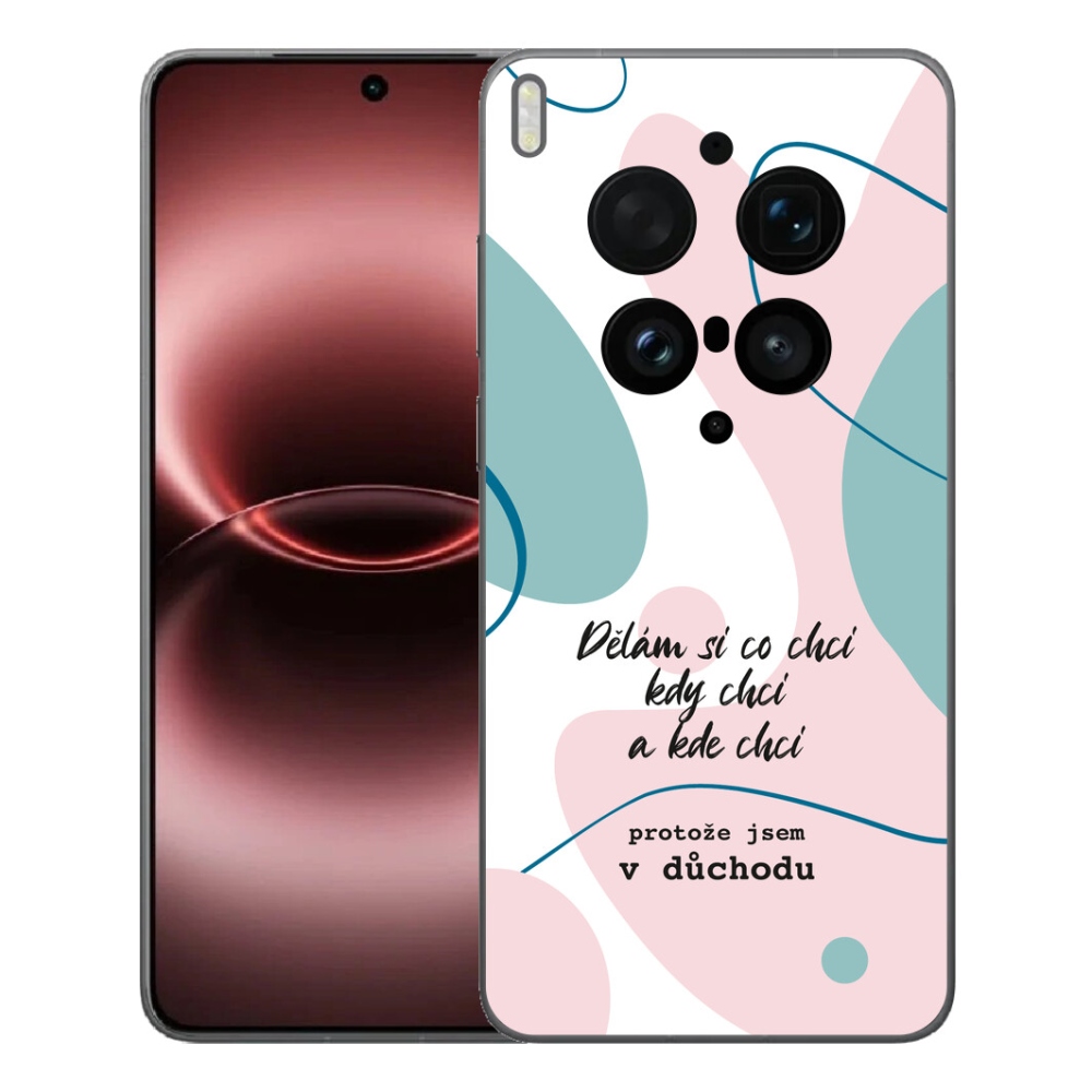 Gelový kryt mmCase na Vivo X300 Ultra - vtipný text 10 bílé pozadí