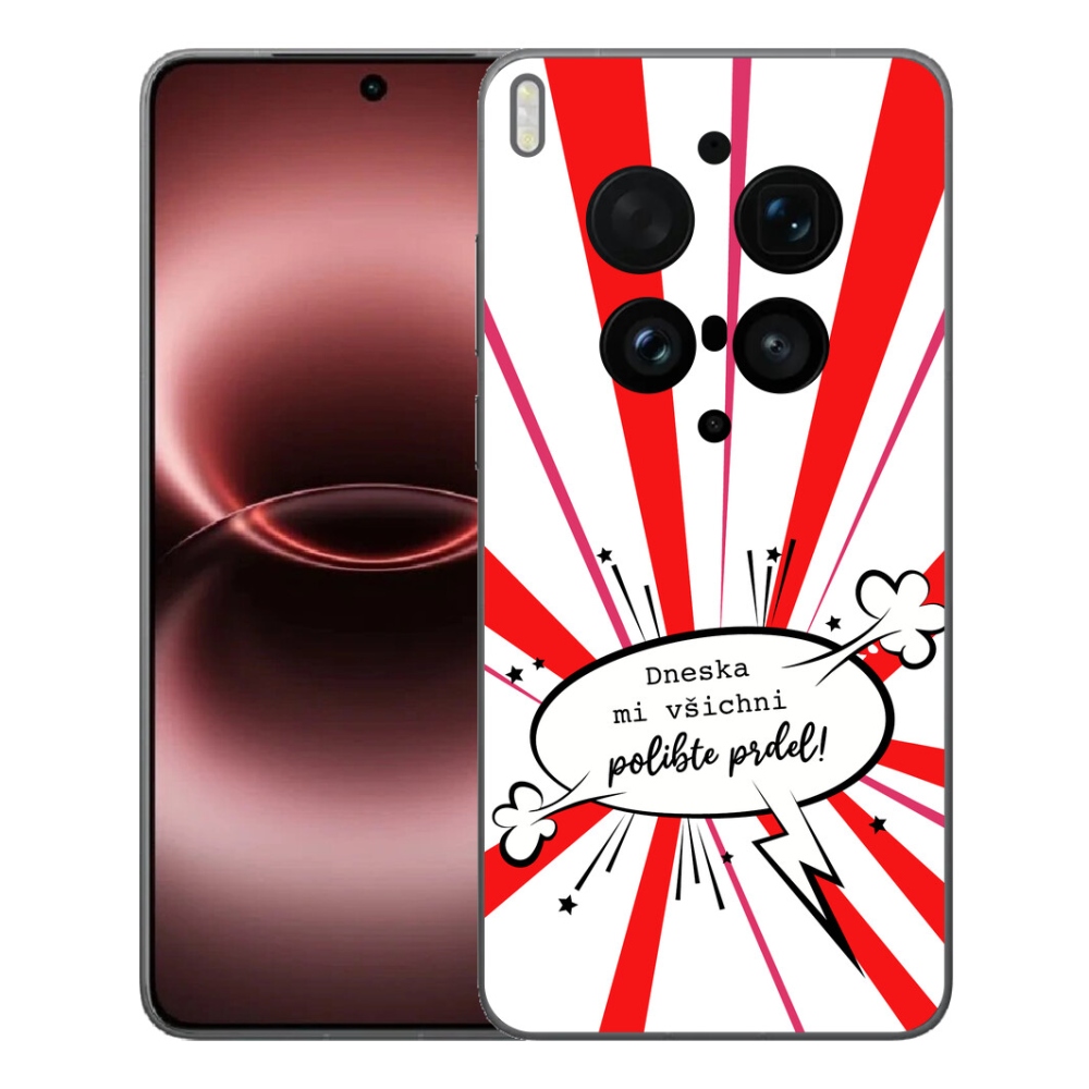 Gelový kryt mmCase na Vivo X300 Ultra - vtipný text 15 bílé pozadí
