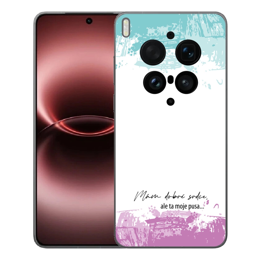 Gelový kryt mmCase na Vivo X300 Ultra - vtipný text 3 bílé pozadí