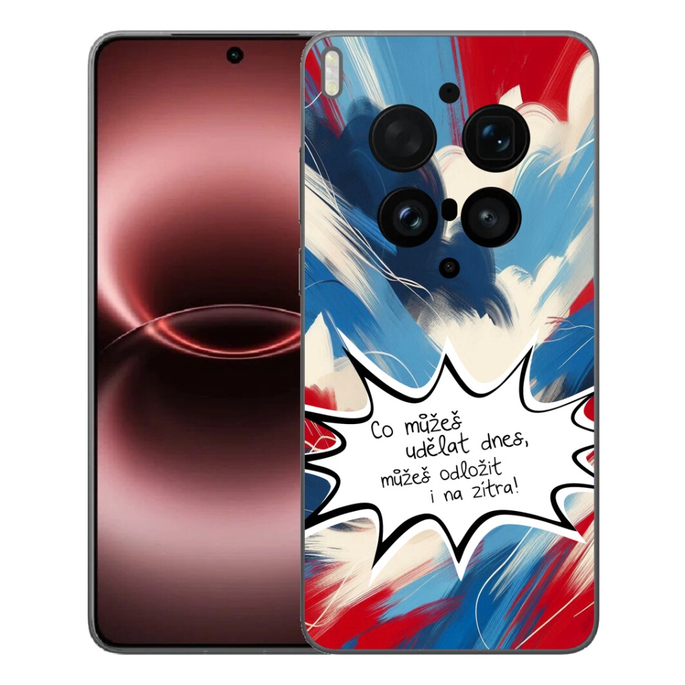 Gelový kryt mmCase na Vivo X300 Ultra - vtipný text 9 bílé pozadí
