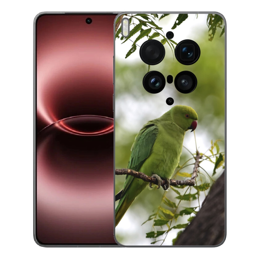 Gelový kryt mmCase na Vivo X300 Ultra - zelený papoušek