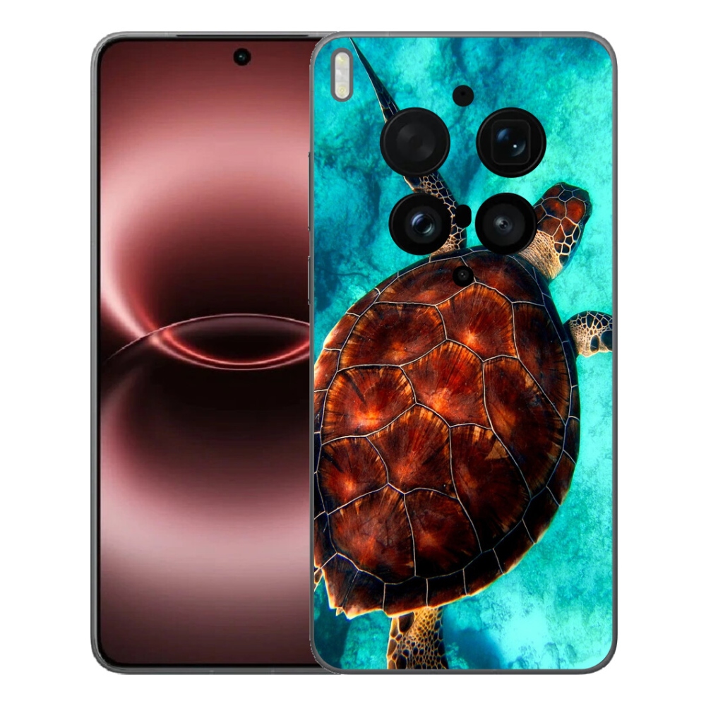 Gelový kryt mmCase na Vivo X300 Ultra - želva