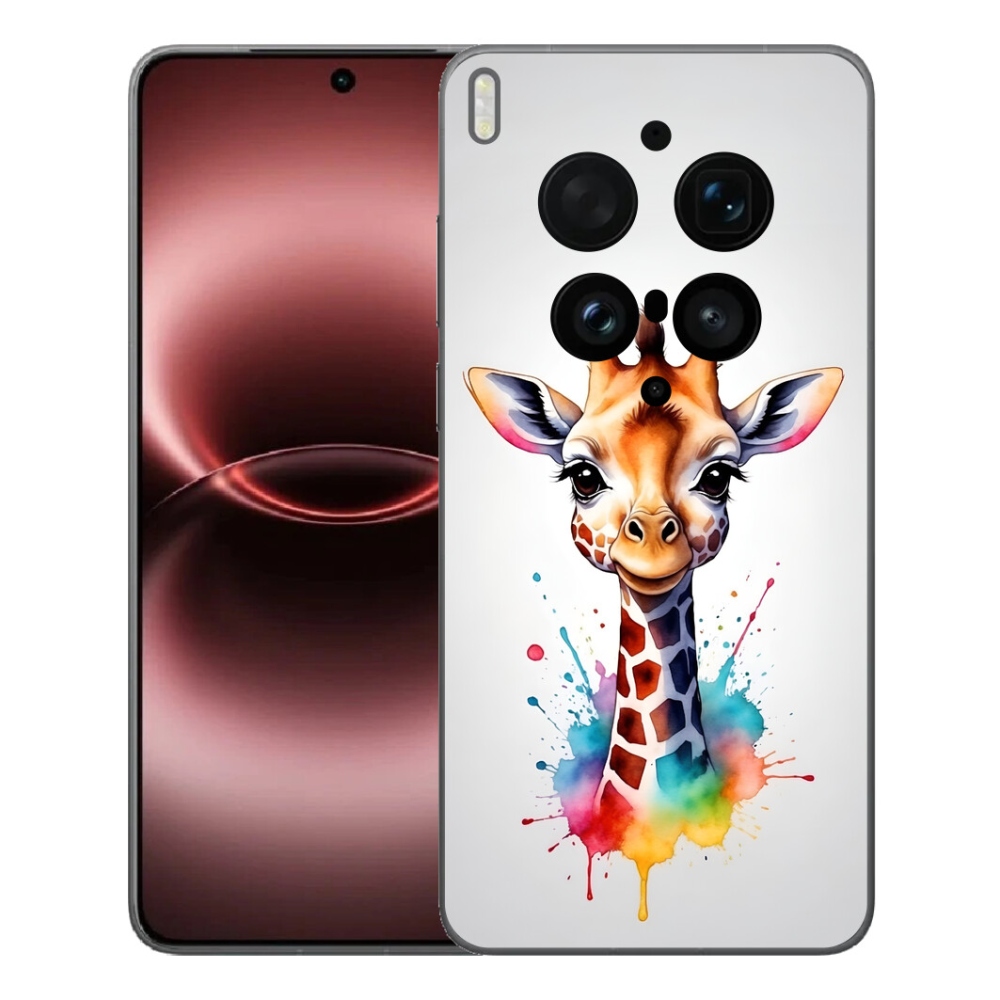 Gelový kryt mmCase na Vivo X300 Ultra - žirafa 1