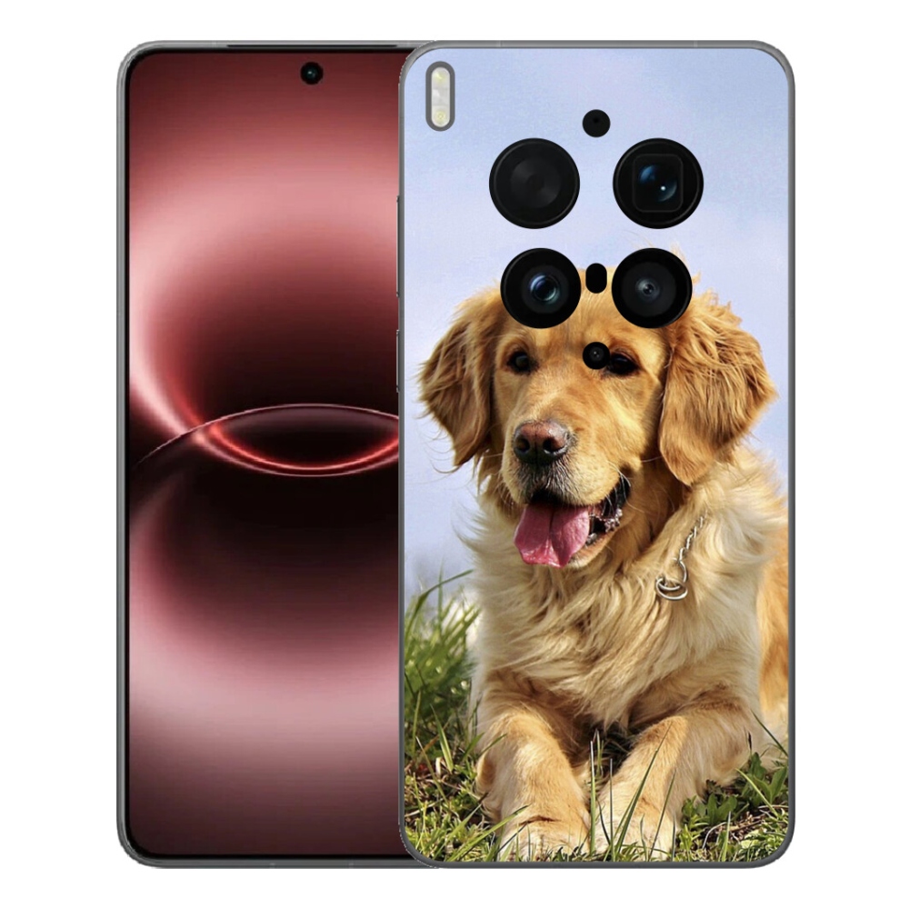 Gelový kryt mmCase na Vivo X300 Ultra - zlatý retrívr