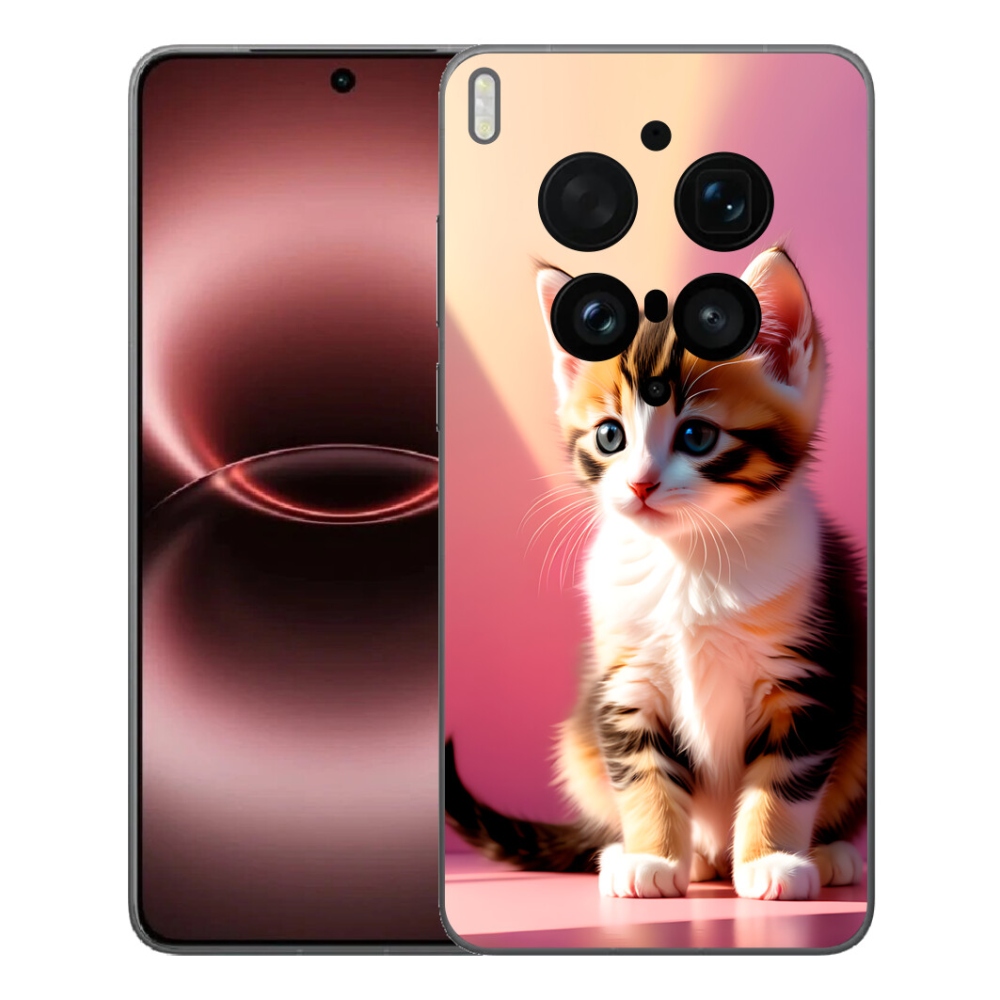 Gelový kryt mmCase na Vivo X300 Ultra - zvědavé kotě 2