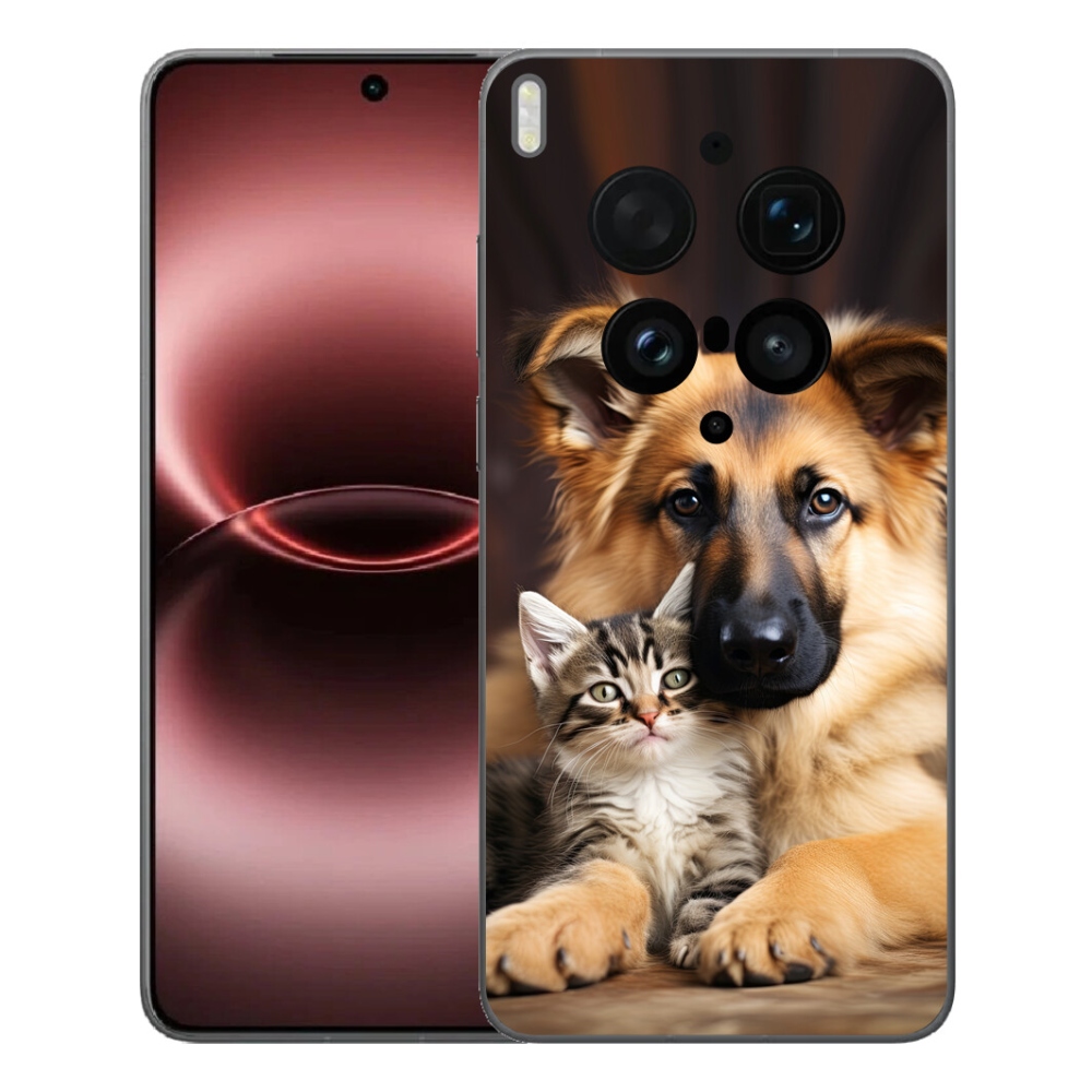 Gelový kryt mmCase na Vivo X300 Ultra - zvířecí přátelství