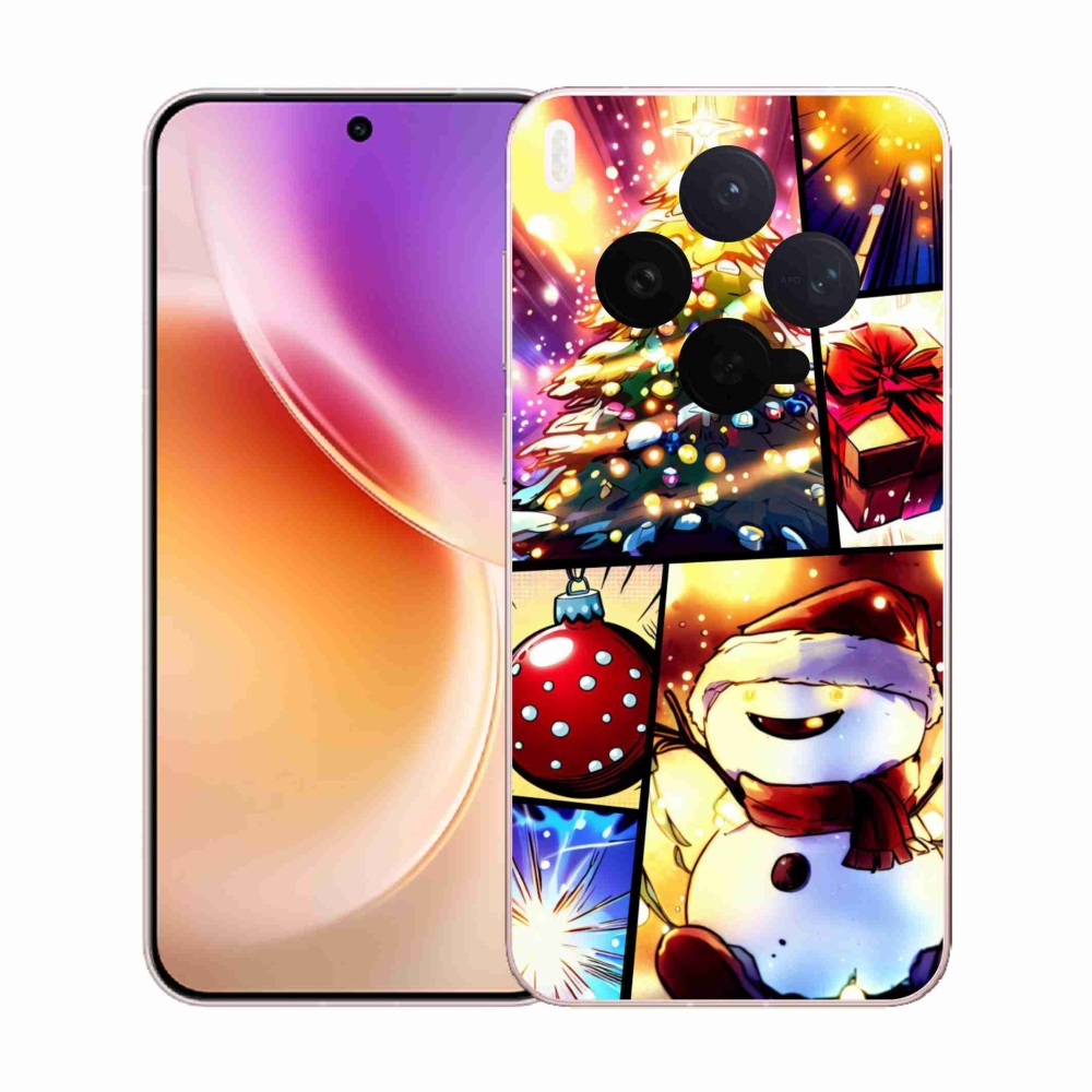 Gelový kryt mmCase na Vivo X300 - vánoční motivy 1