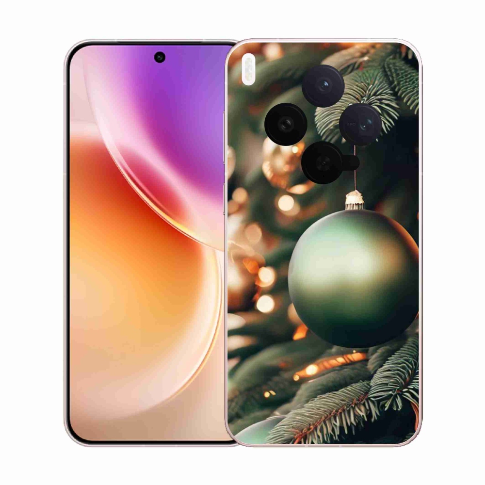 Gelový kryt mmCase na Vivo X300 - vánoční ozdoby 1