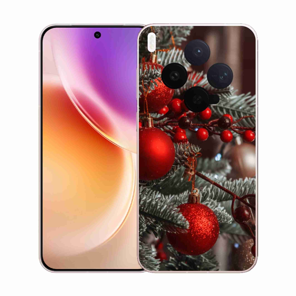 Gelový kryt mmCase na Vivo X300 - vánoční ozdoby 2